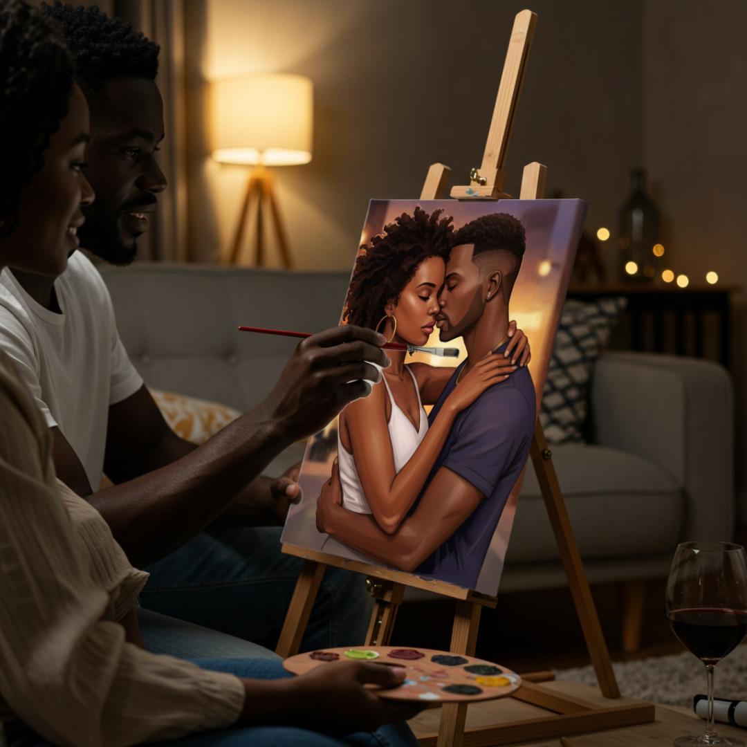 Love on Canvas Date Night Paint Kits