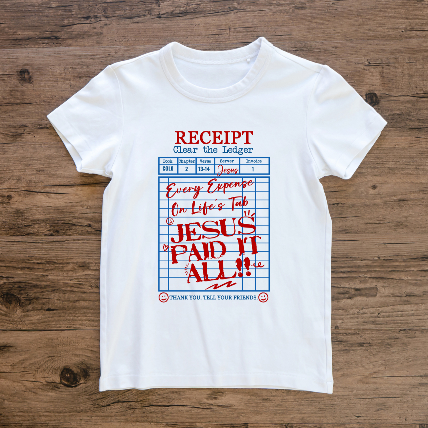 Jesus Paid It All Short Sleeve Tee