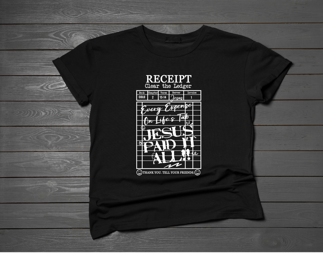 Jesus Paid It All Short Sleeve Tee